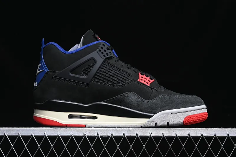 All categories Air Jordan Jordan series basketball shoes Air Jordan 4 GX foreign trade version Air Jordan 4 Retro "Lase" AJ4 Joe 4 black gray blue color FV5029-003